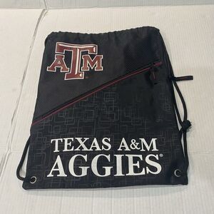 Texas A&M Aggies Drawstring Bag With Zippers